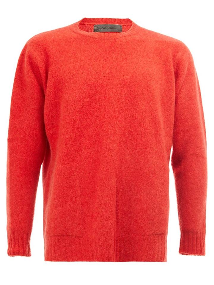 The Elder Statesman Cashmere Classic Jumper, Men's, Size: Small, Red, Cashmere