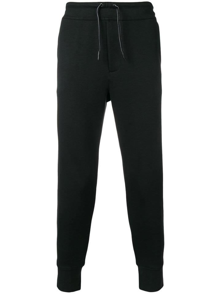 Emporio Armani Drawstring Track Trousers - Black