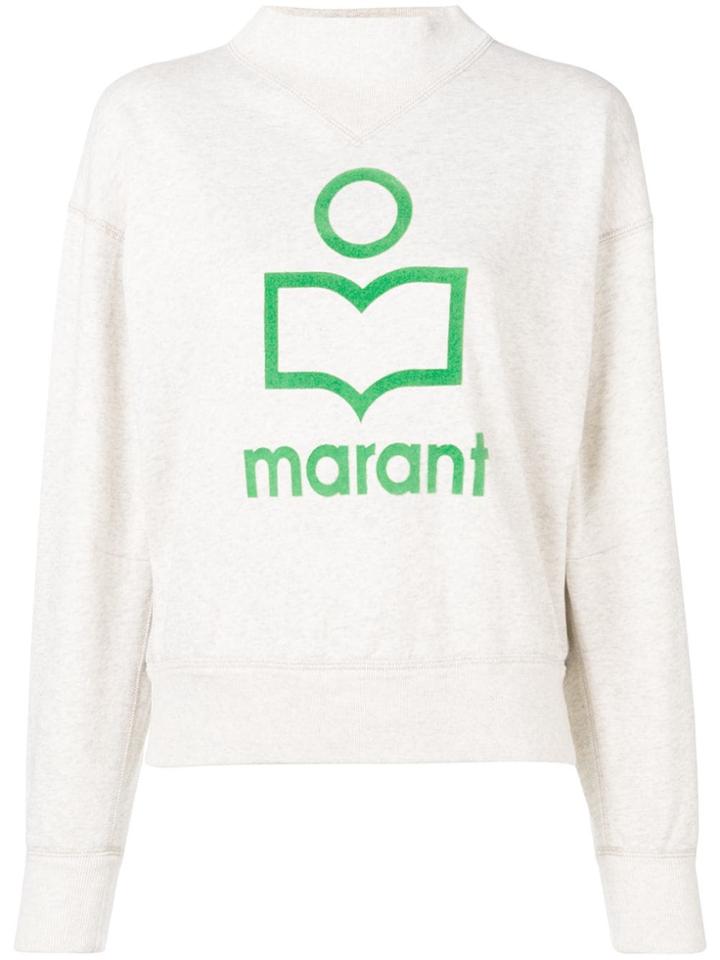 Isabel Marant Étoile Logo Print Sweatshirt - Neutrals
