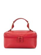 Gucci Pre-owned Horsebit Details Cosmetic Bag - Red