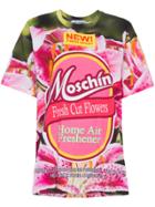 Moschino Fresh Cut Flowers Logo T Shirt - Multicolour