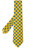 Kiton Tie With Multicoloureed Octagons Print - Yellow