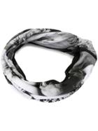 Takahiromiyashita The Soloist Photographic Print Band Collar - Black