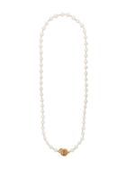Chanel Vintage Faux Pearl Sautoir Drape Necklace - White