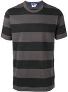 Junya Watanabe Comme Des Garçons Man Striped T-shirt, Men's, Size: Small, Black, Cotton