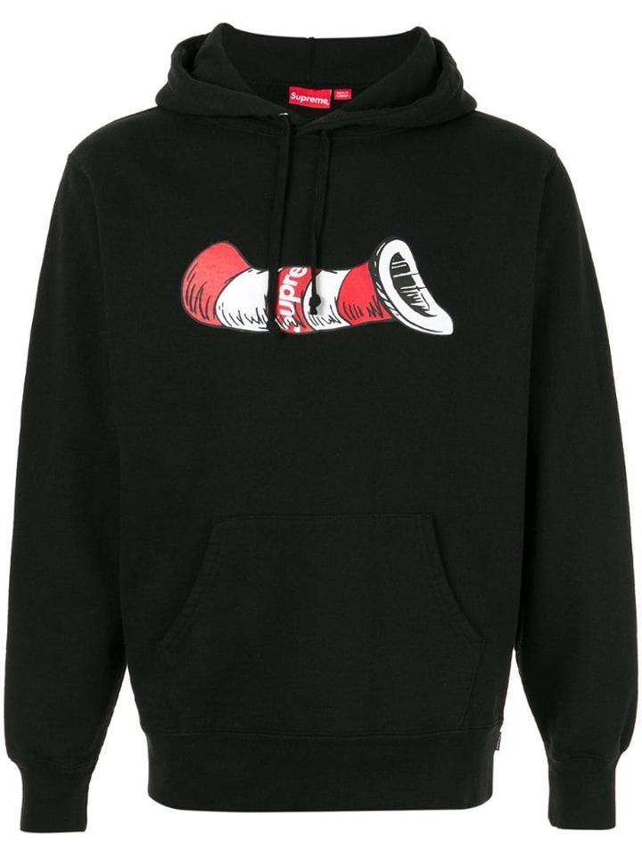 Supreme Cat In The Hat Hoodie - Black
