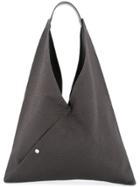 Cabas Medium Triangle Tote - Grey