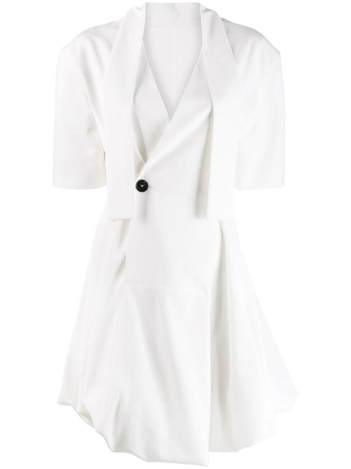 Jil Sander Wrap Dress - White