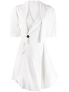 Jil Sander Wrap Dress - White