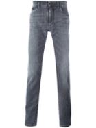 Dolce & Gabbana Skinny Jeans, Men's, Size: 52, Grey, Cotton/spandex/elastane