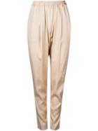 Astraet Elasticated Waist Trousers, Women's, Size: 1, Brown, Polyurethane/cupro/rayon