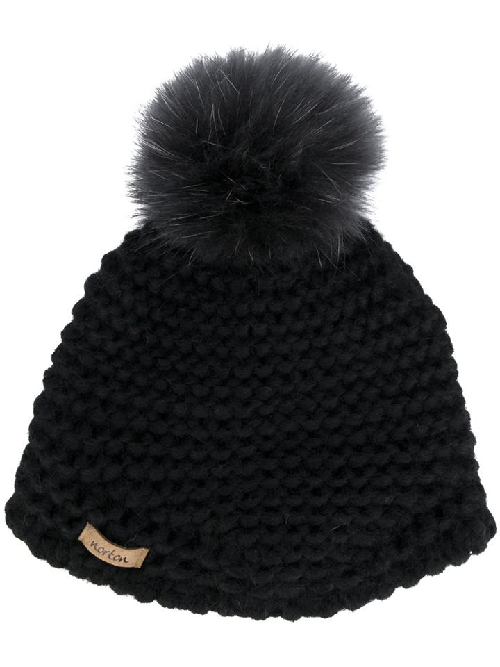 Norton Pom Pom Beanie - Black