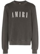 Amiri Logo Printed Sweatshirt - Black