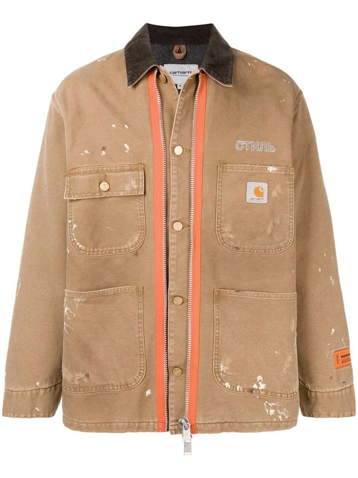 Heron Preston Carhartt Jacket - Neutrals
