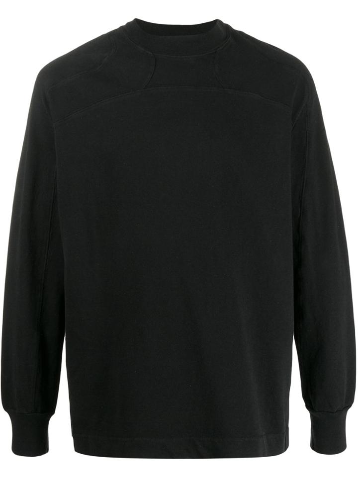 1017 Alyx 9sm Long-sleeve Fitted Sweatshirt - Black
