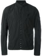 Belstaff Zipped Windbreaker, Men's, Size: 54, Black, Polyester