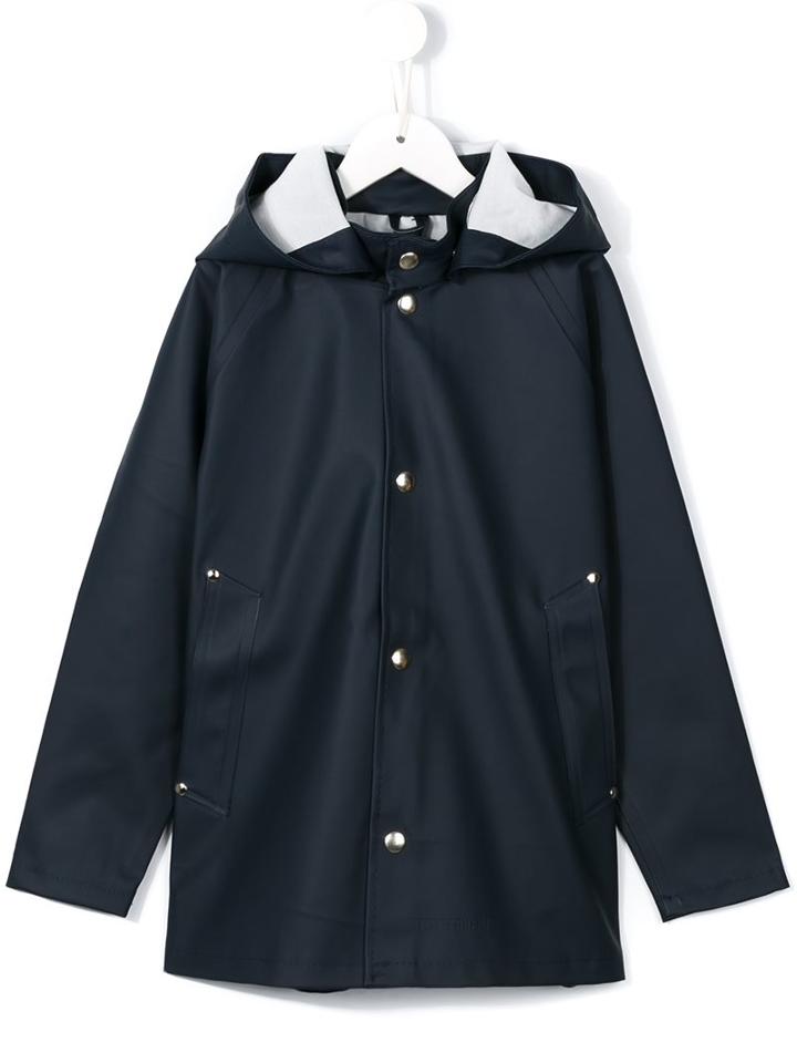 Stutterheim 'stockholm' Raincoat, Toddler Girl's, Size: 4 Yrs, Blue