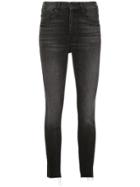 Mother Faded Skinny Jeans - Black