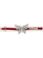 Gucci Butterfly Buckle Logo Belt - Nude & Neutrals