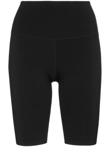 Wone High Waist Cycling Shorts - Black