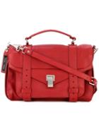 Proenza Schouler - Ps1 Satchel - Women - Lamb Skin/polyester - One Size, Red, Lamb Skin/polyester