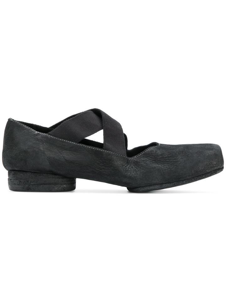 Uma Wang Strapped Loafers - Black