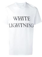 Neil Barrett White Light T-shirt, Men's, Size: Medium, Cotton