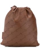 Stella Mccartney Monogram Mini Backpack - Brown