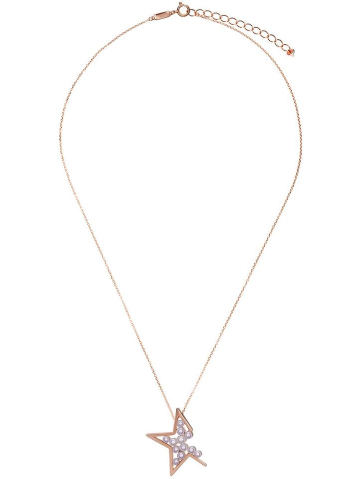 Tasaki 18kt Rose Gold Abstract Star Pendant - Sakura Gold