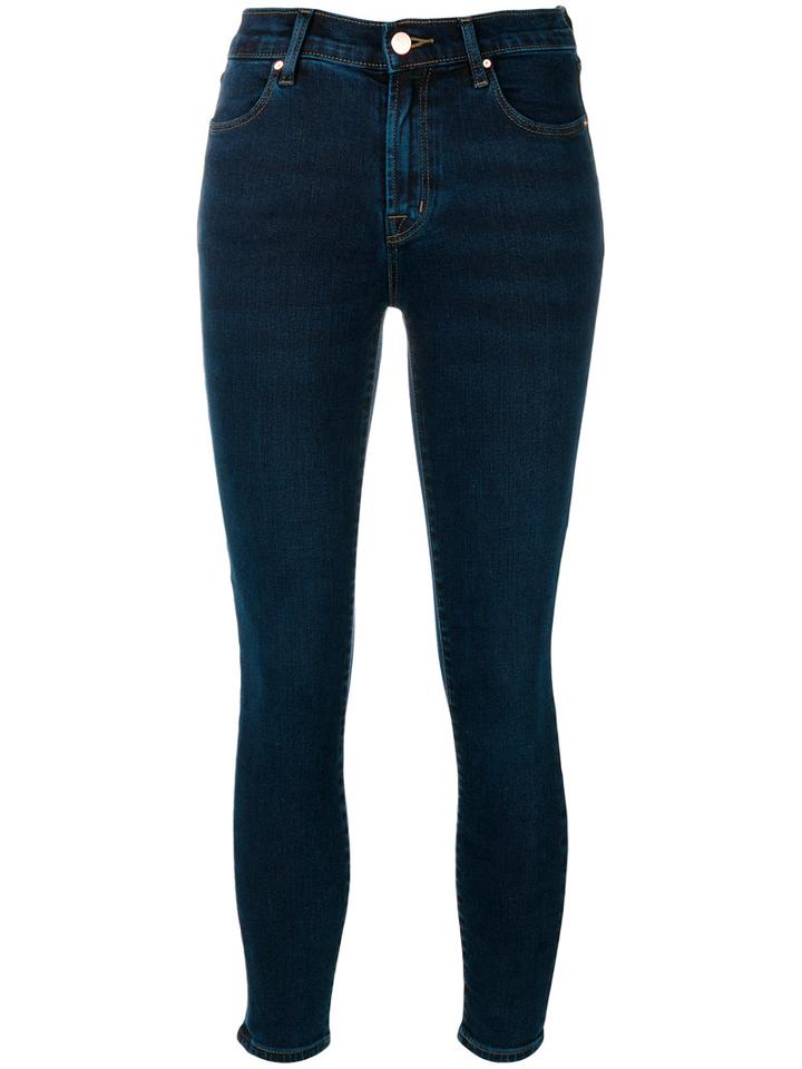 J Brand - Alana Cropped Jeans - Women - Cotton/polyurethane - 28, Blue, Cotton/polyurethane
