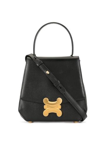 Céline Vintage Macadam 2way Handbag - Black