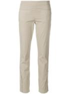 Dorothee Schumacher Cropped Straight Leg Trousers - Nude & Neutrals
