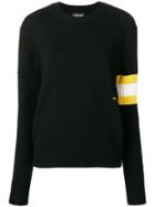 Calvin Klein 205w39nyc Cashmere Color-block Detail Jumper - Black