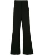 Self-portrait Wide-leg Trousers - Black