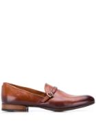 Pantanetti Buckle Detail Loafers - Brown