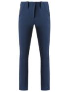 Gloria Coelho Slim Fit Trousers, Women's, Size: 38, Blue, Elastodiene/polyimide