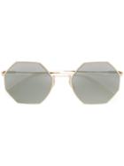 Fendi Eyewear Tinted Octagonal Sunglasses - Metallic