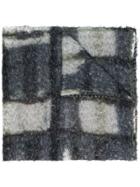 Faliero Sarti Double-pattern Scarf - Grey