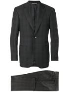 Canali Checkered Suit - Grey
