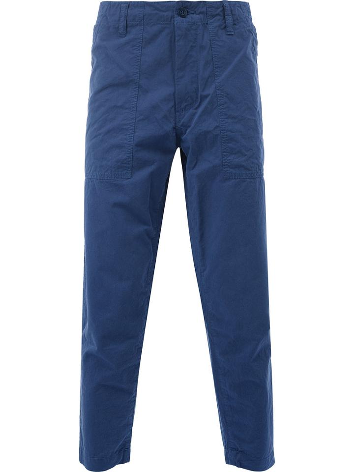 Ganryu Comme Des Garcons - Plain Chinos - Men - Cotton - L, Blue, Cotton