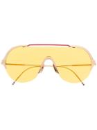 Thom Browne Eyewear Aviator Shaped Sunglasses - Gold