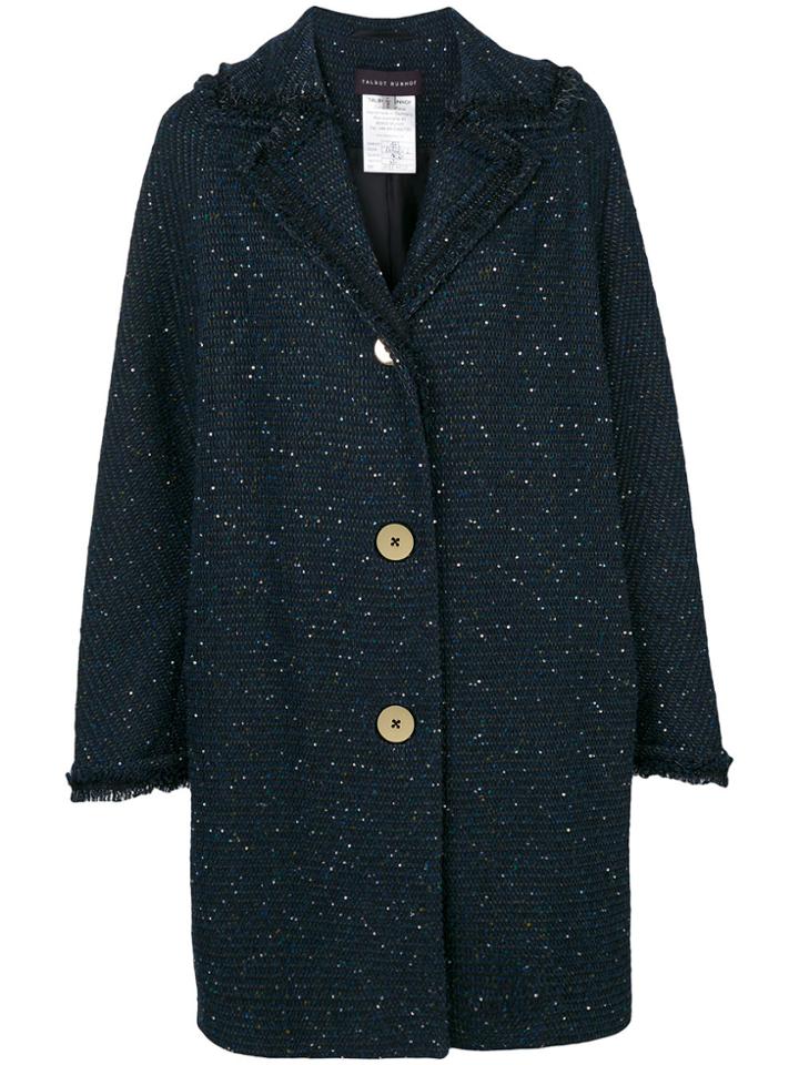 Talbot Runhof Lubero Coat - Blue