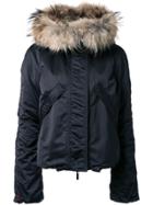 Kru Fur Hood Ski Jacket - Black