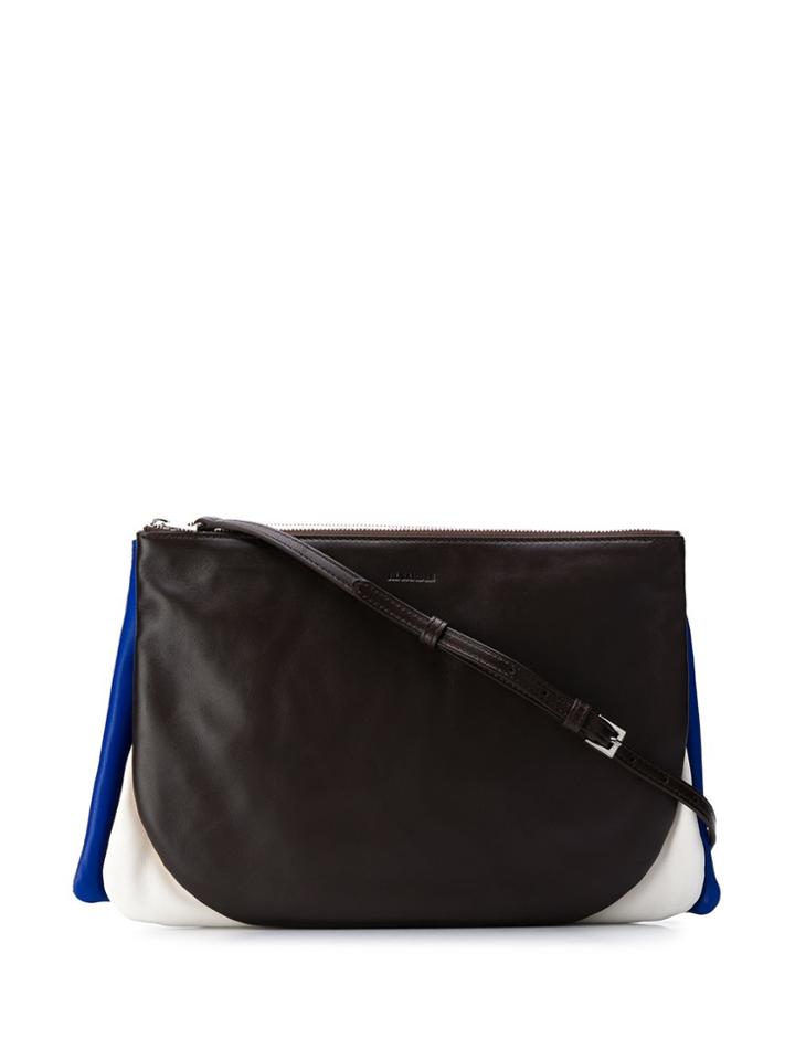 Jil Sander Three Compartment Crossbody Bag - Brown