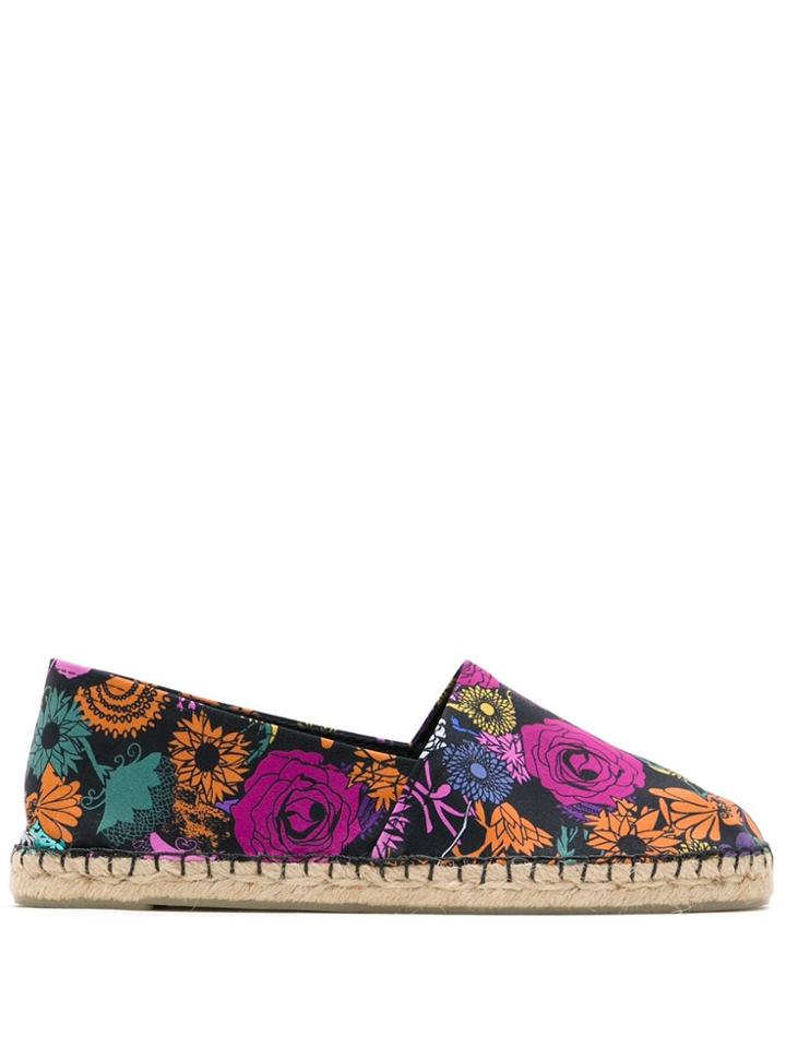 Amir Slama X Cervera Floral Print Espadrilles - Multicolour