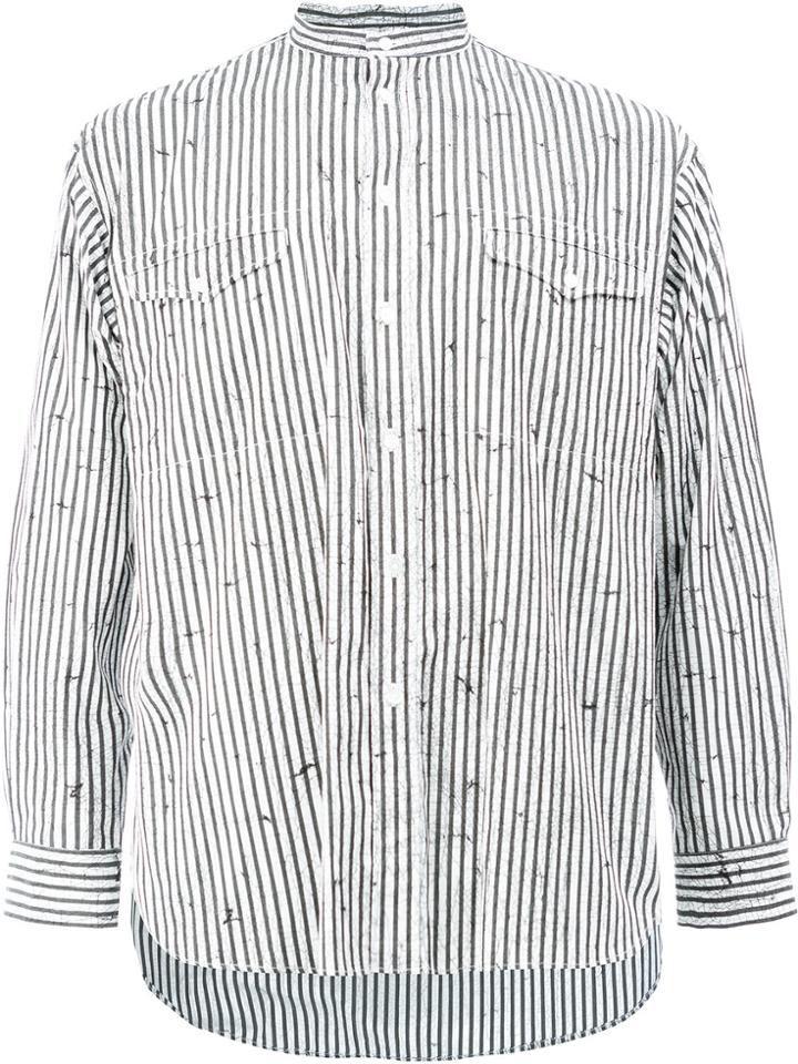 08sircus Striped Shirt - White