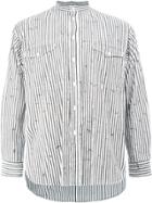 08sircus Striped Shirt - White