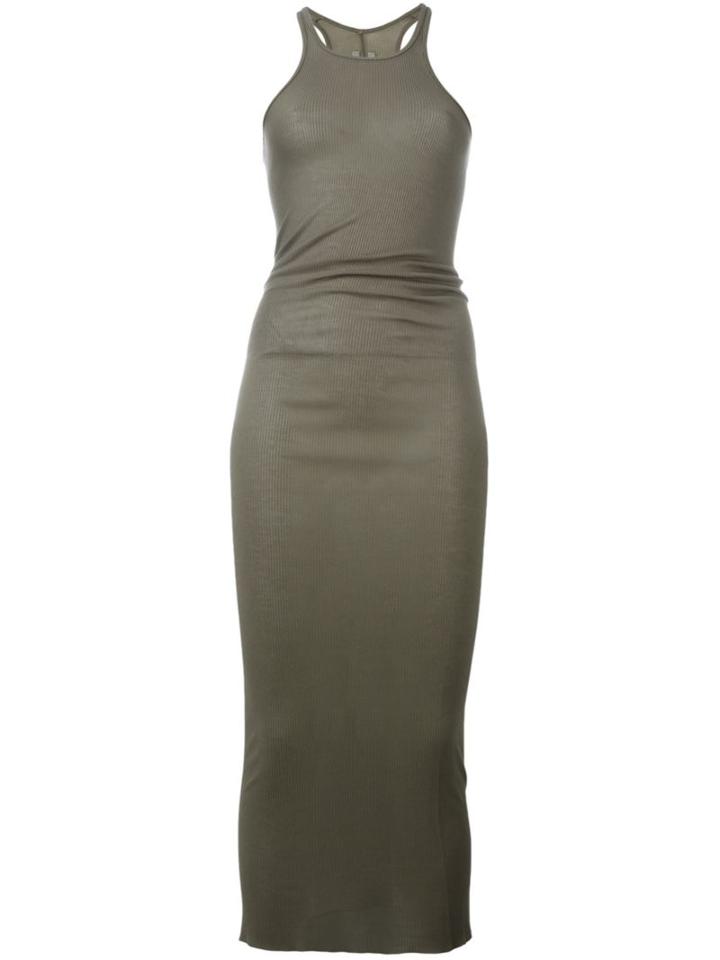 Rick Owens Tank Dress, Women's, Size: 40, Grey, Silk/viscose