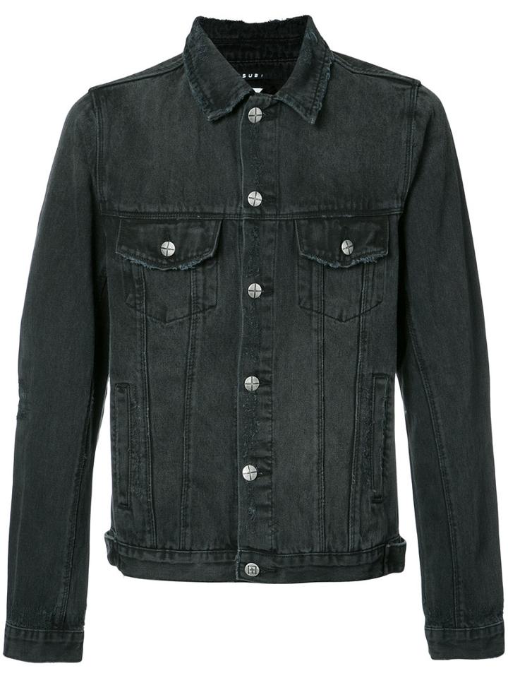 Ksubi - Stonewashed Denim Jacket - Men - Cotton - Xs, Black, Cotton