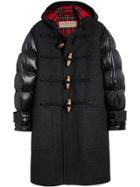 Burberry Down-filled Sleeve Duffle Coat - Black